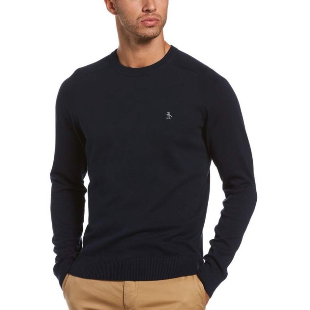 Penguin | Men’s Ribbed Crew Neck Sweater | NWT